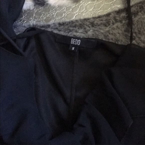 BEDO | Beautiful Long Black Dress size Small - Picture 5 of 5